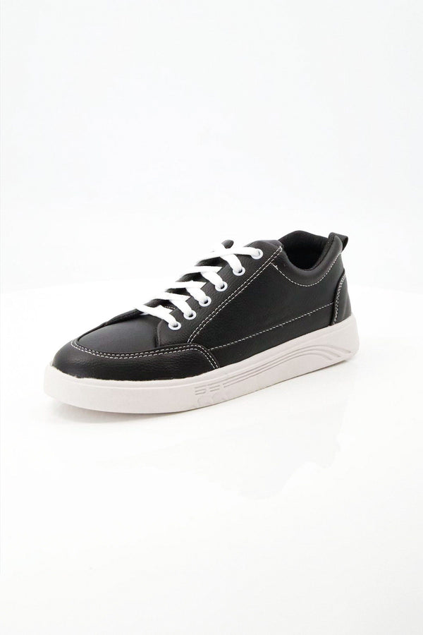 Elo Black Camel Men's Warsaw Sneakers Black & White