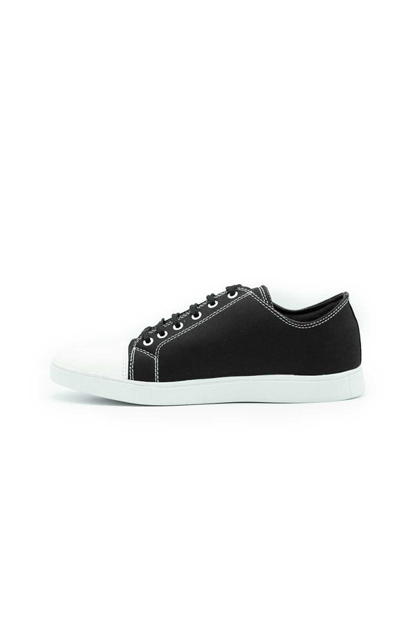 elo Black Camel Unisex Canvas Sneakers Black & White