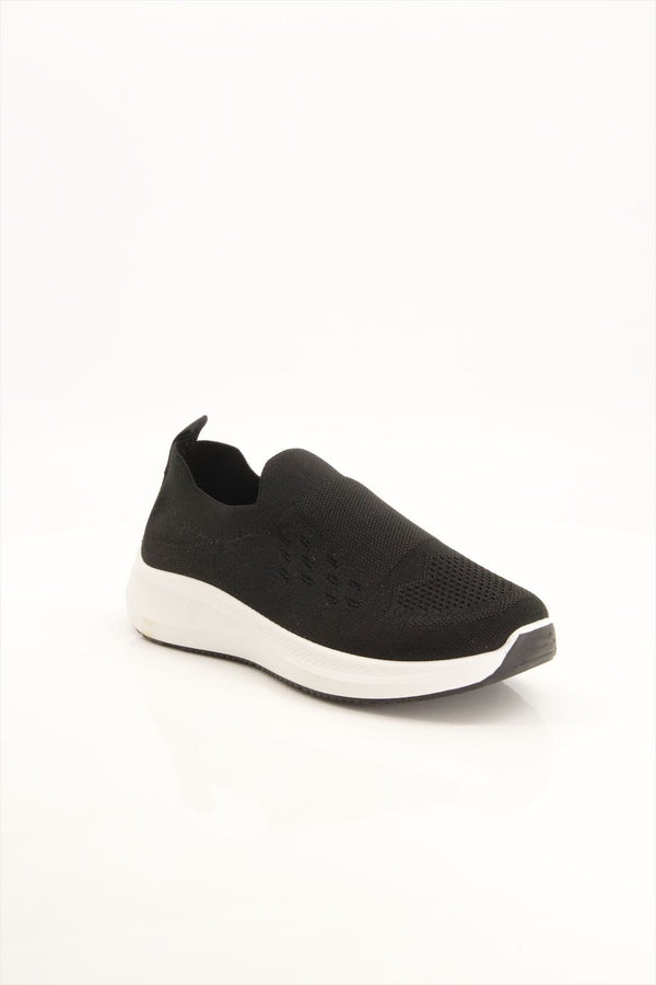 Elo Black Camel Unisex Casual Slip On Shoes Black