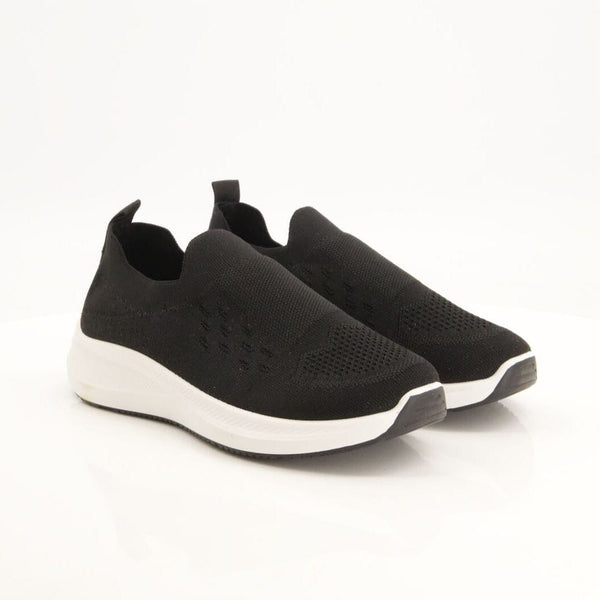 elo Black Camel Unisex Casual Slip On Shoes Black