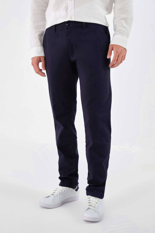 elo Black List Men's Regular Fit Chino Pants Navy