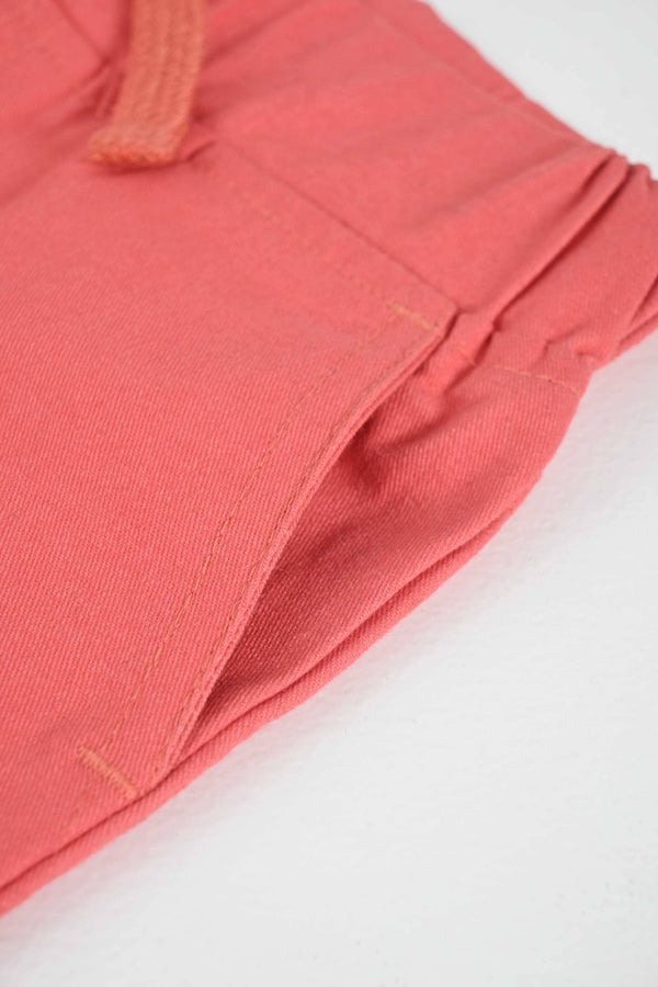 Elo BS Boy's Premium Cotton Shorts Coral