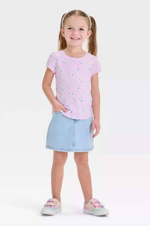 Elo C&J Girl's Denim Skirt Sky