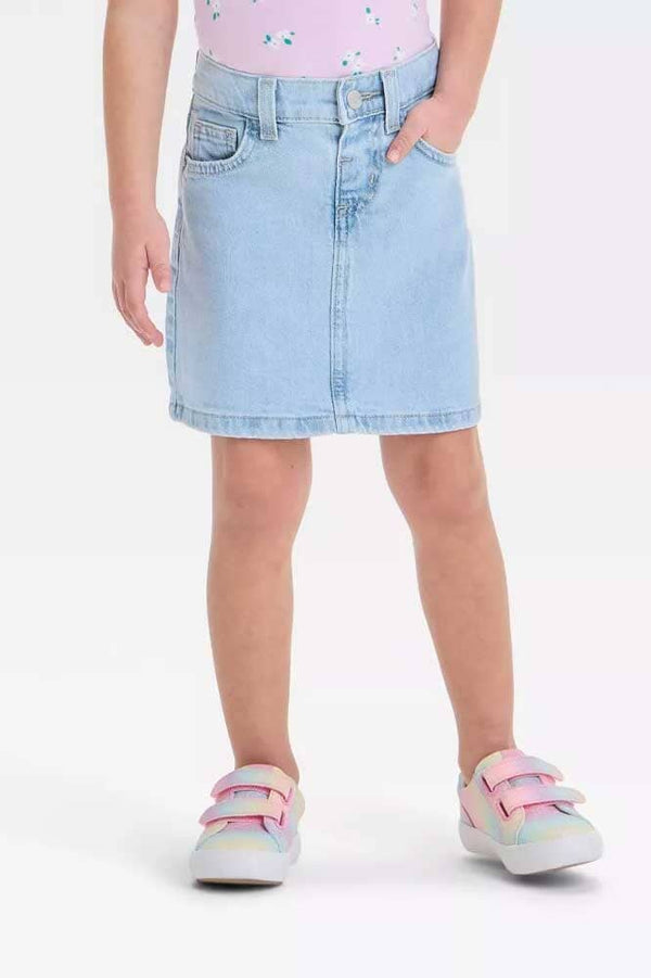 elo C&J Girl's Denim Skirt Sky