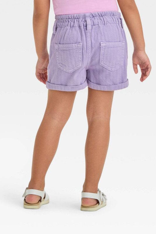 Elo C&J Girl's High Rise Denim Shorts White