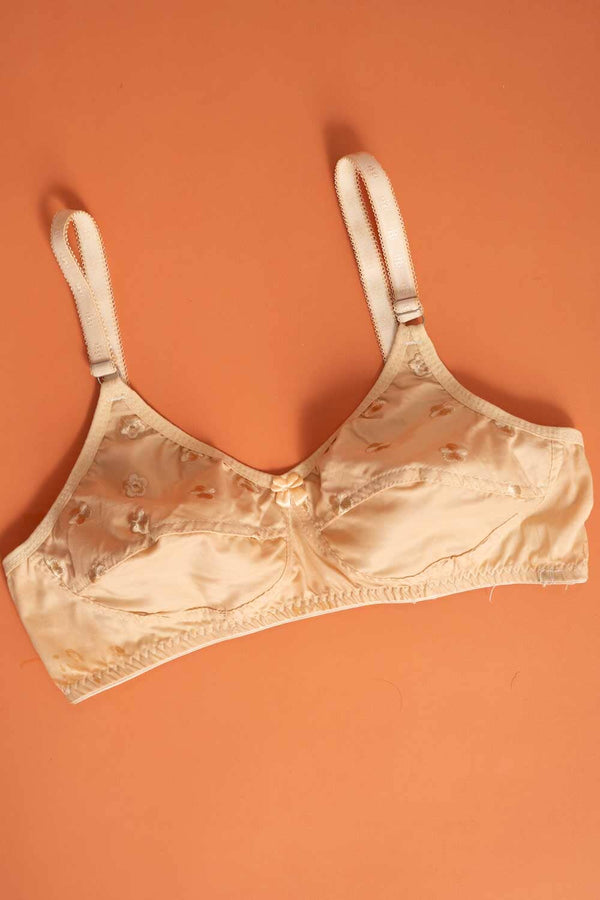 elo Capri Women's Embroidered Cotton Bra Skin