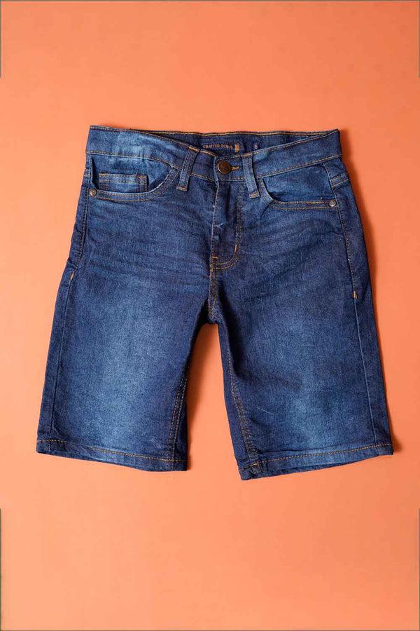 elo CD Boy's Premium Denim Shorts Blue