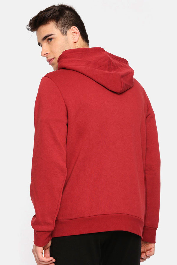 Elo Ckh Men's Zipper Fleece Hoodie Red