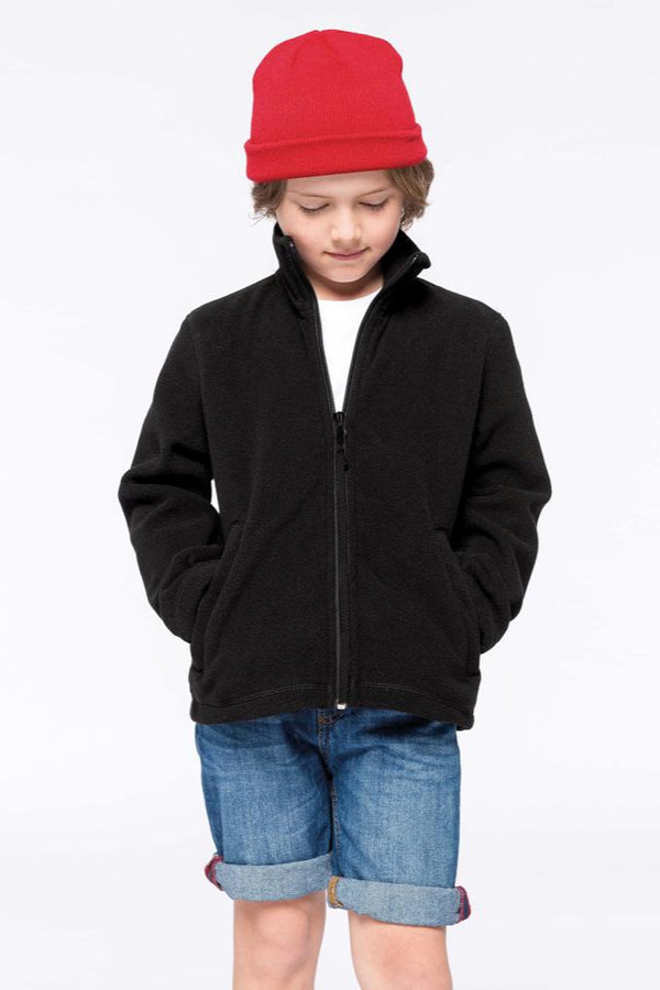 Elo Classic Girl's Polar Fleece Jacket Graphite