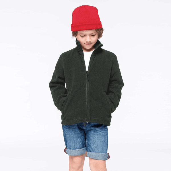 elo Classic Girl's Polar Fleece Jacket Graphite