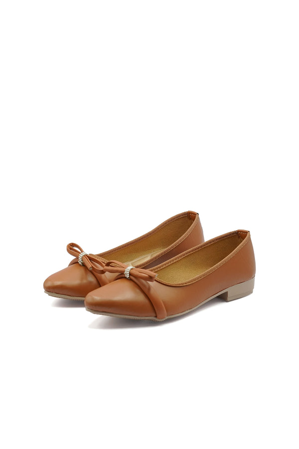 elo Classic Women's Knot Pump Shoes Brown
