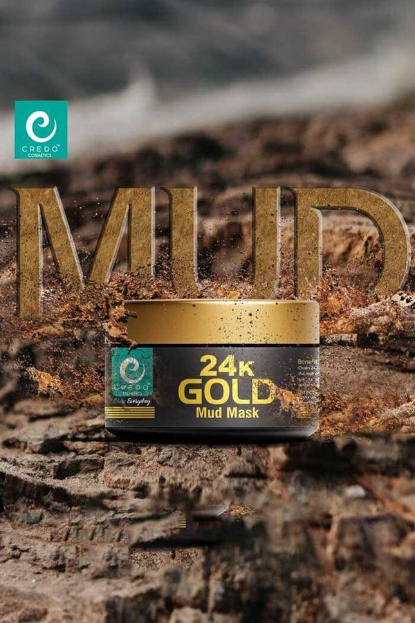 elo Credo 24K Gold Glow Mud Mask - 100 ml