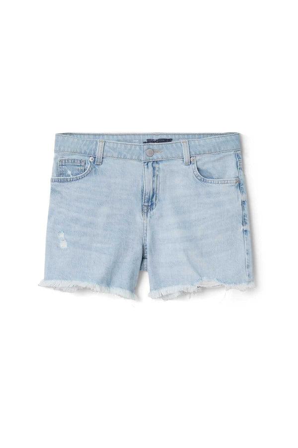 elo Cut Label Girl's Distressed Denim Shorts Sky