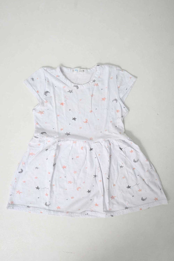 elo Cut Label Girl's Stars Printed Frock