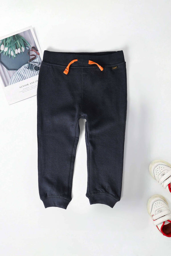 Elo Cut Label Kid's Fleece Jogger Pants Navy