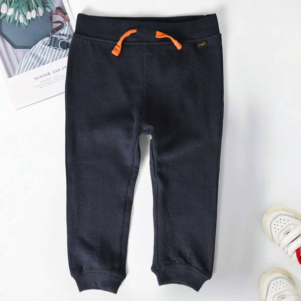 elo Cut Label Kid's Fleece Jogger Pants Navy