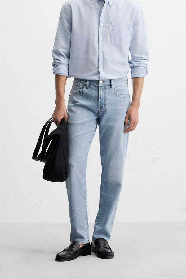 elo Cut Label Men's Norwich Slim Fit Denim Sky