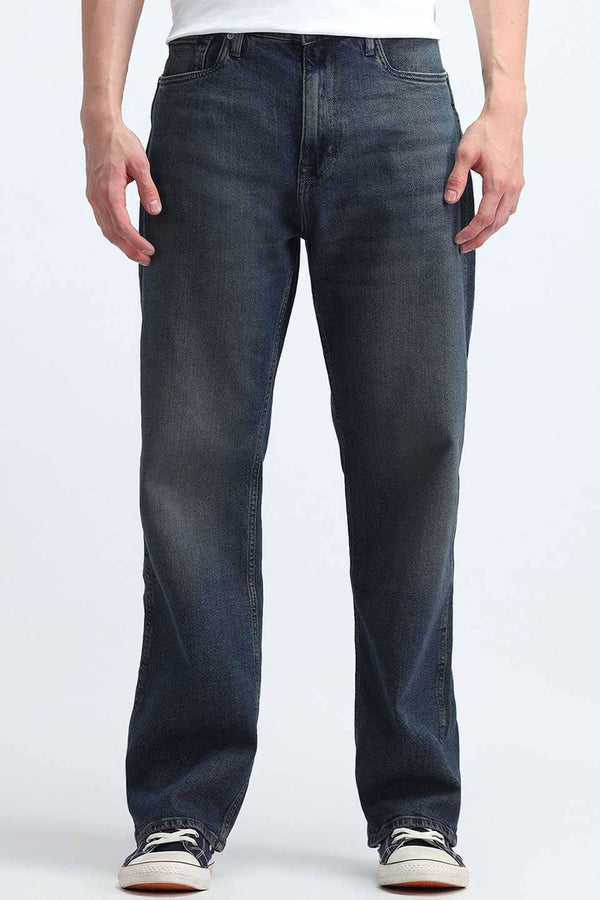 Elo Cut Label Men's Premium Regular Fit Denim Navy