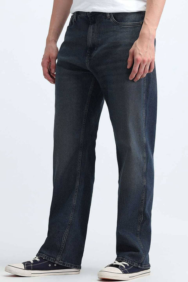 Elo Cut Label Men's Premium Regular Fit Denim Navy