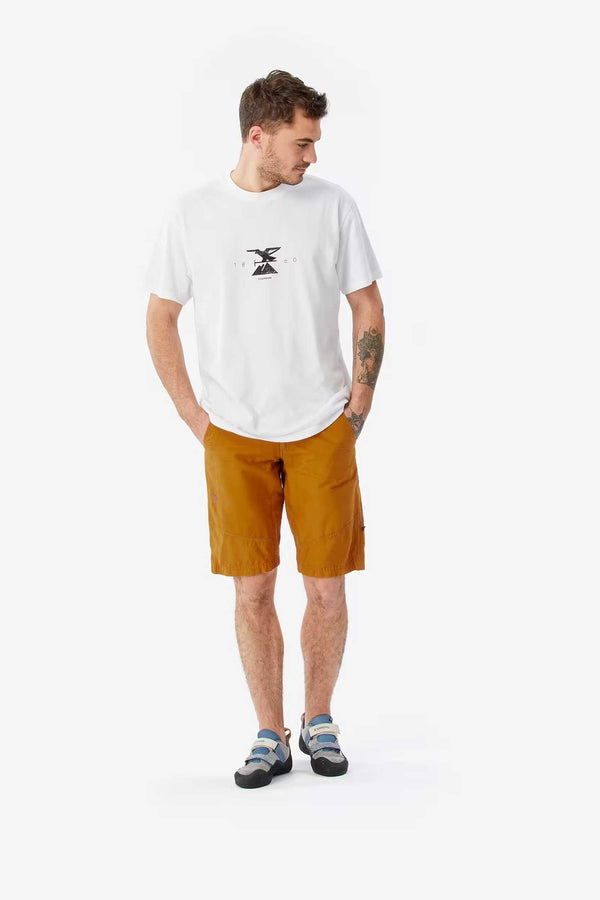 Elo Cut Label Unisex Shorts Mustard