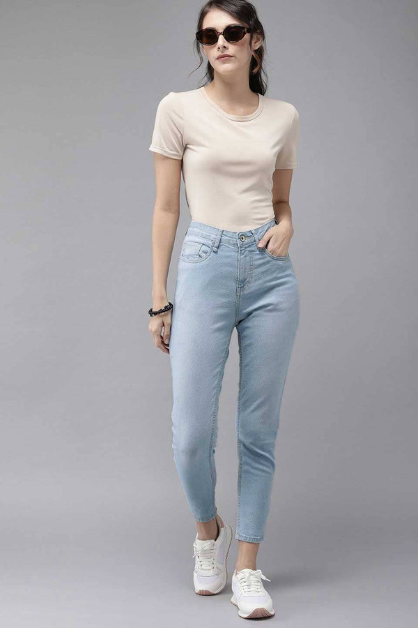 Elo Cut Label Women's Skinny Fit Denim Sky