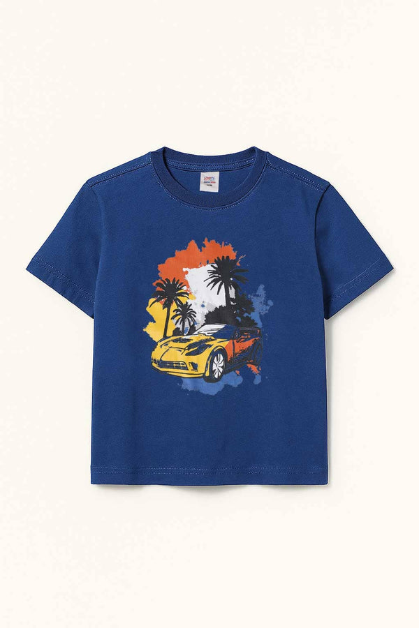 Elo Cutie Kid's Printed Tee Shirt Beige