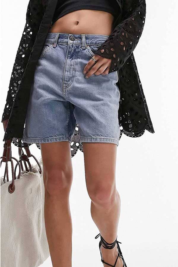 Elo D&D Women's Atlantic Denim Shorts Light Blue