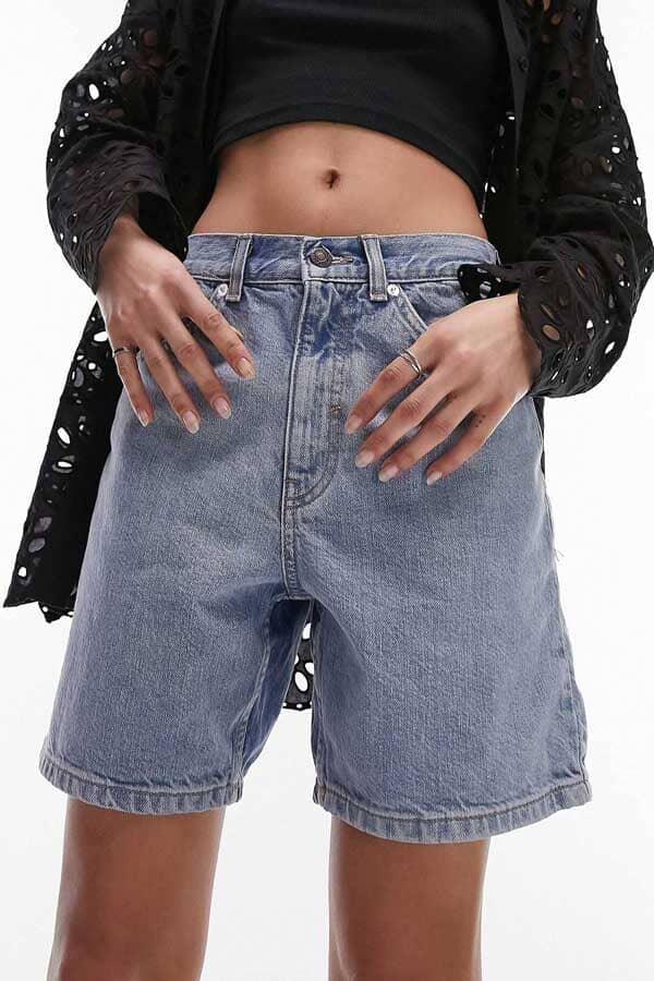 elo D&D Women's Atlantic Denim Shorts Light Blue