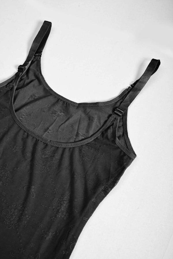 Elo De Fashion Women's Net Body Shaper Vest Black