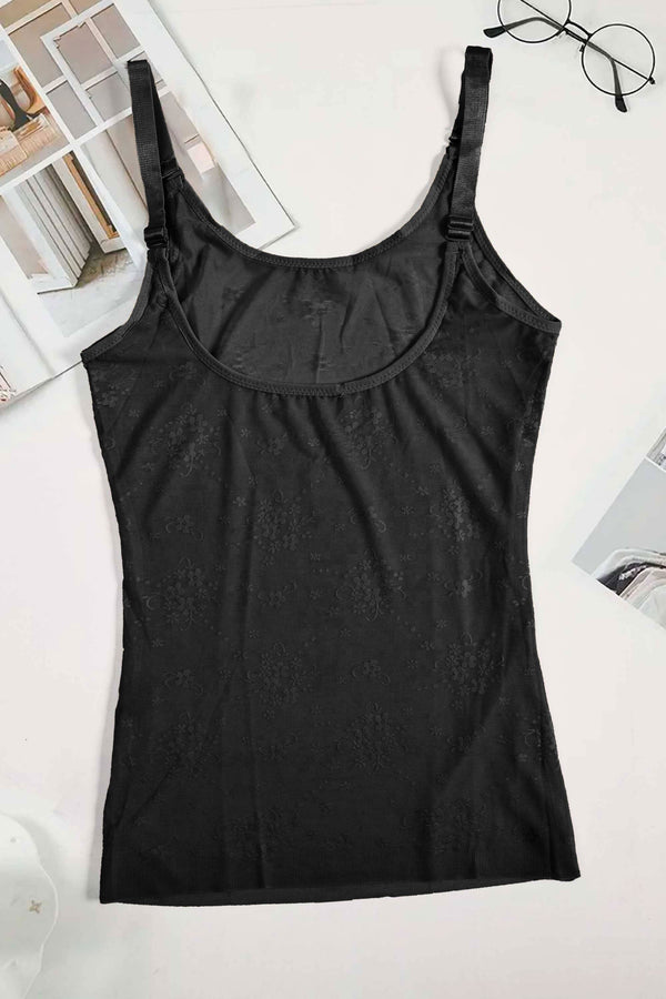 elo De Fashion Women's Net Body Shaper Vest Black