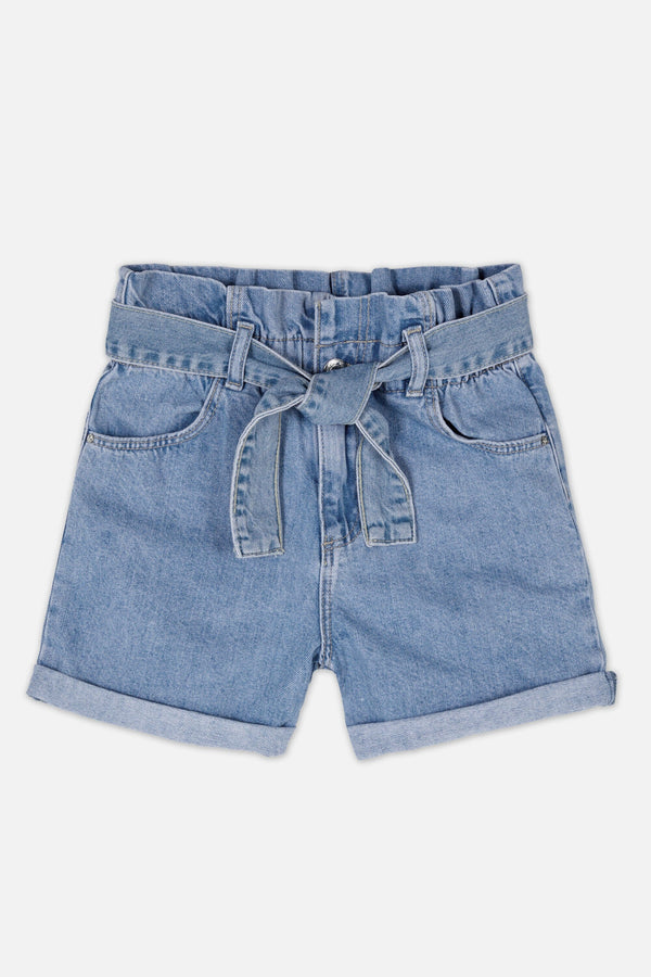 Elo Denim Co Girl's Denim Shorts Sky