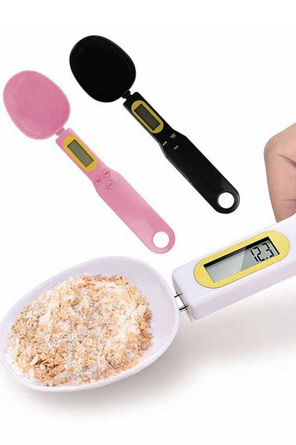 Elo Digital Spoon Scale With LCD Display Pink