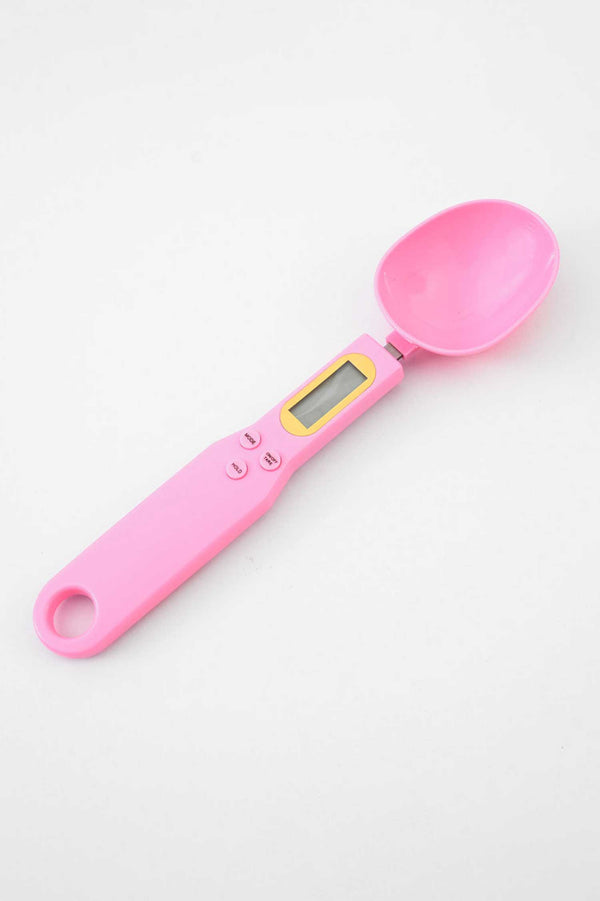 elo Digital Spoon Scale With LCD Display Pink