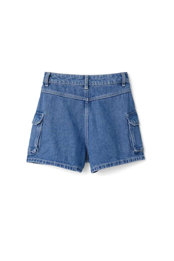 Elo DNM Boy's Cargo Denim Shorts Blue