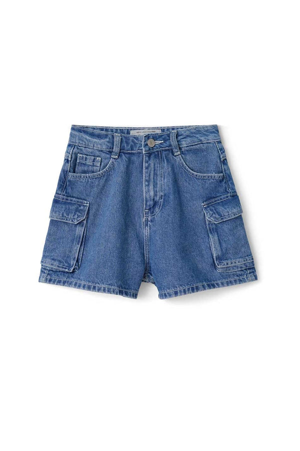 elo DNM Boy's Cargo Denim Shorts Blue