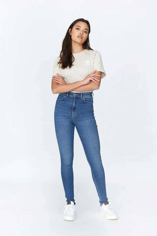 elo DR Women's Skinny Fit Stretched Denim Blue