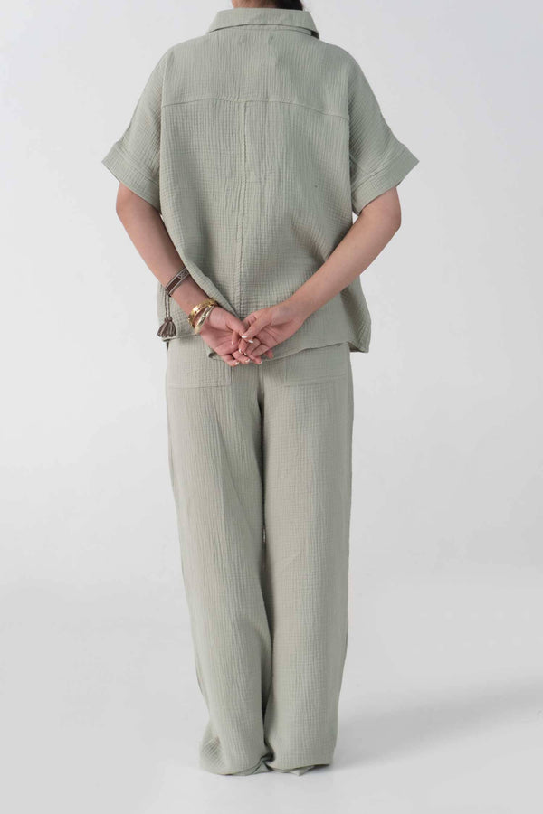 Elo East West Women's Baggy Co-Ord Set Mint Green