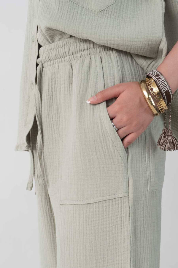 Elo East West Women's Baggy Co-Ord Set Mint Green