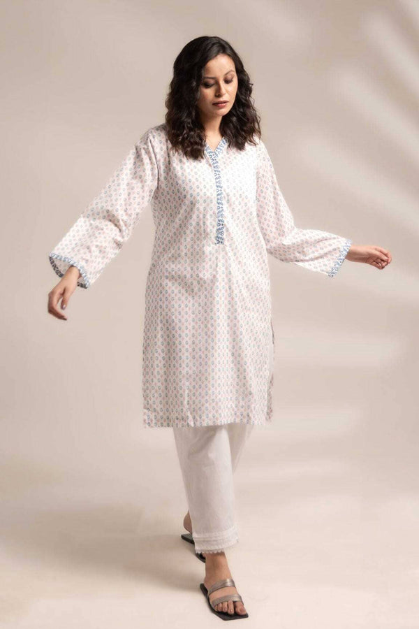 Elo East West Women's Basic Printed Shirt