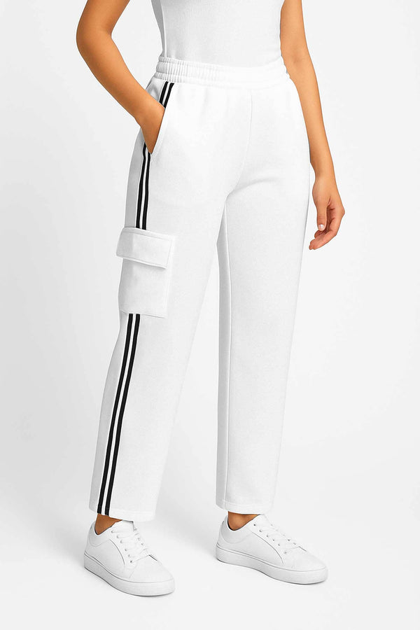 elo East West Women's Cargo Trousers White