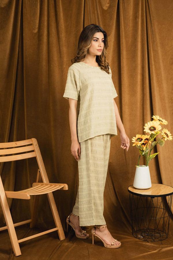 Elo East West Women’s CO-Ord Set Beige