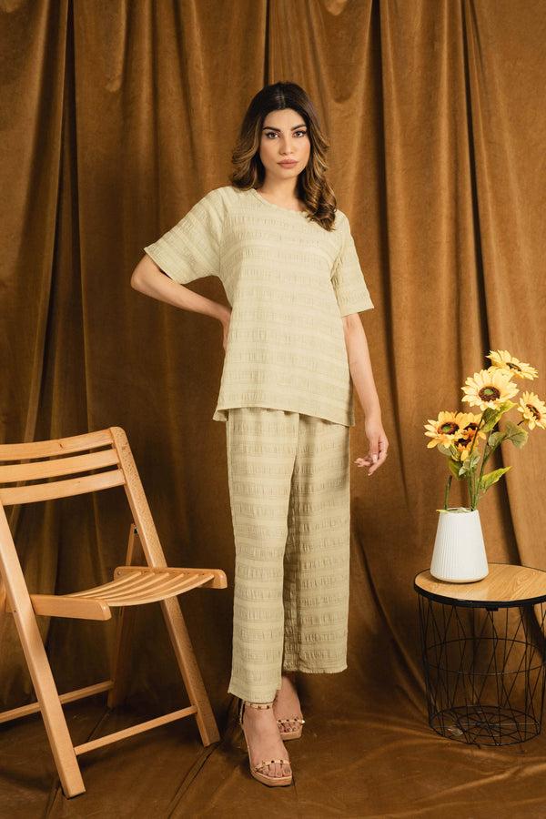 elo East West Women’s CO-Ord Set Beige