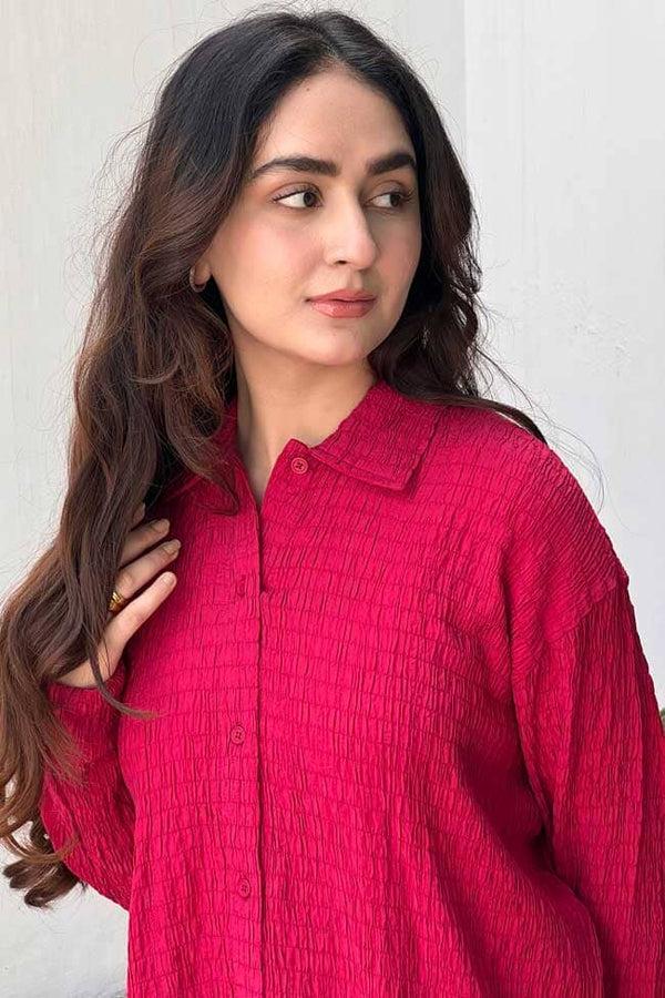 Elo East West Women’s Co-Ord Set Magenta