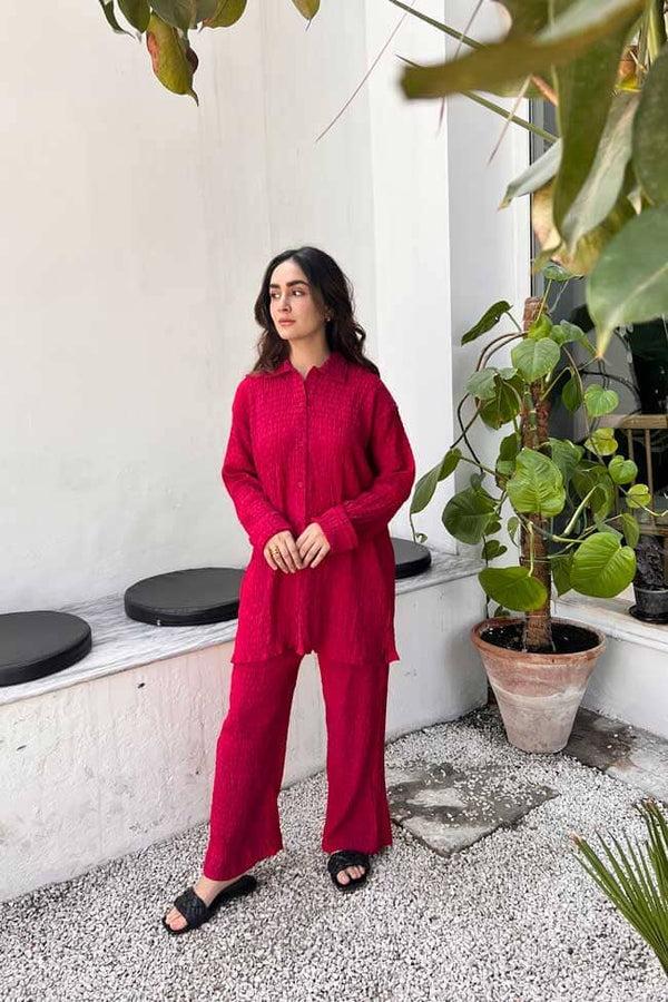 elo East West Women’s Co-Ord Set Magenta