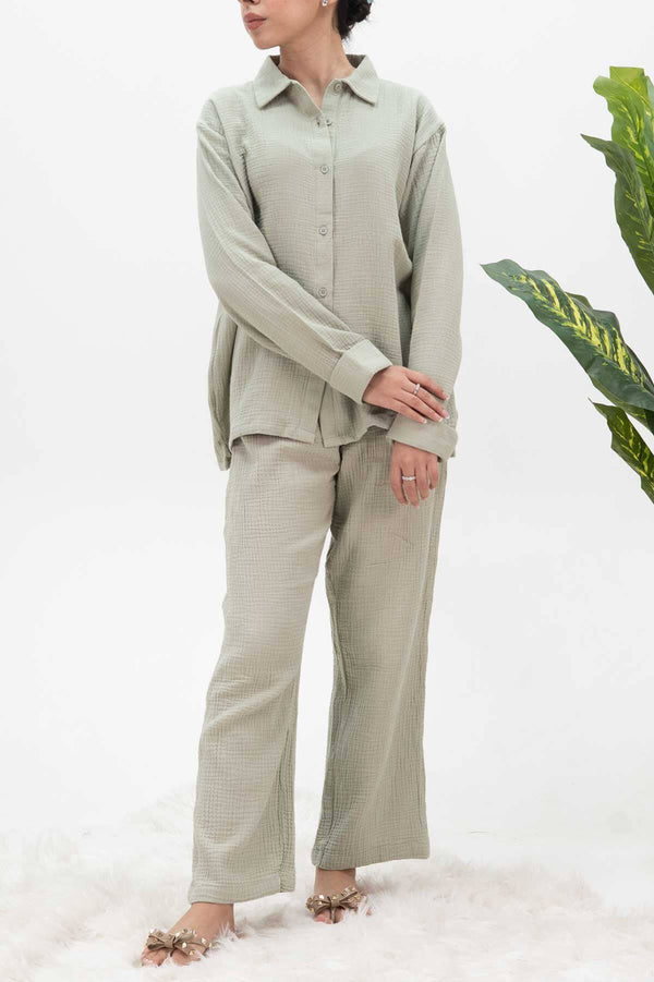 Elo East West Women's Co-Ord Set Mint Green