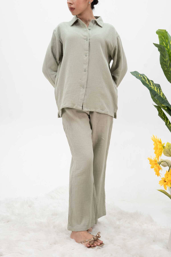 Elo East West Women's Co-Ord Set Mint Green