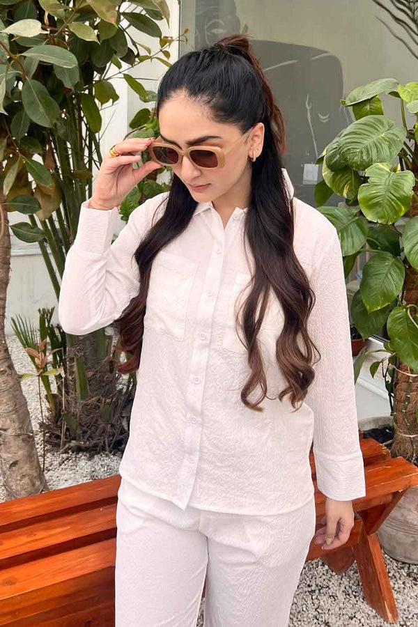 Elo East West Women’s Co-Ord Set White