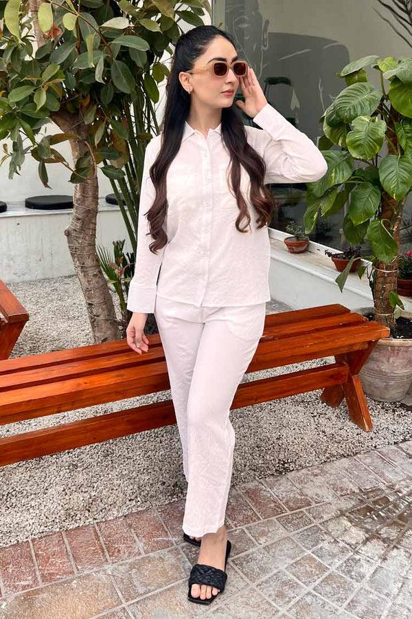 elo East West Women’s Co-Ord Set White