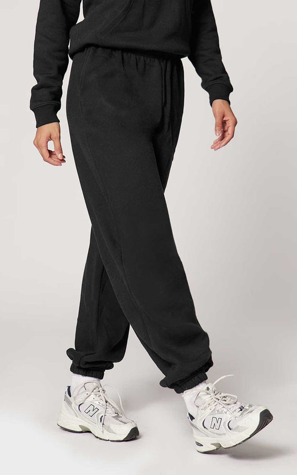 Elo East West Women's Fleece Sweatpants Black