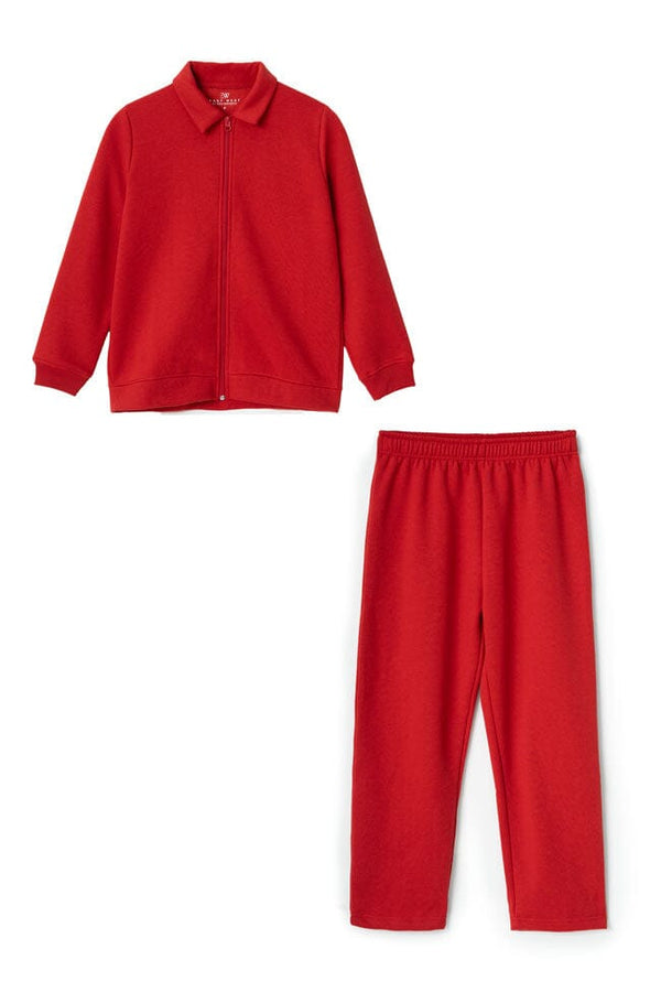 elo East West Women's Fleece Track Suit Red